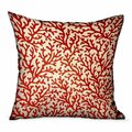 Plutus Brands 22 x 22 in. Sweet Trinidad Red Floral Luxury Throw Pillow PBDU1906-2222-DP